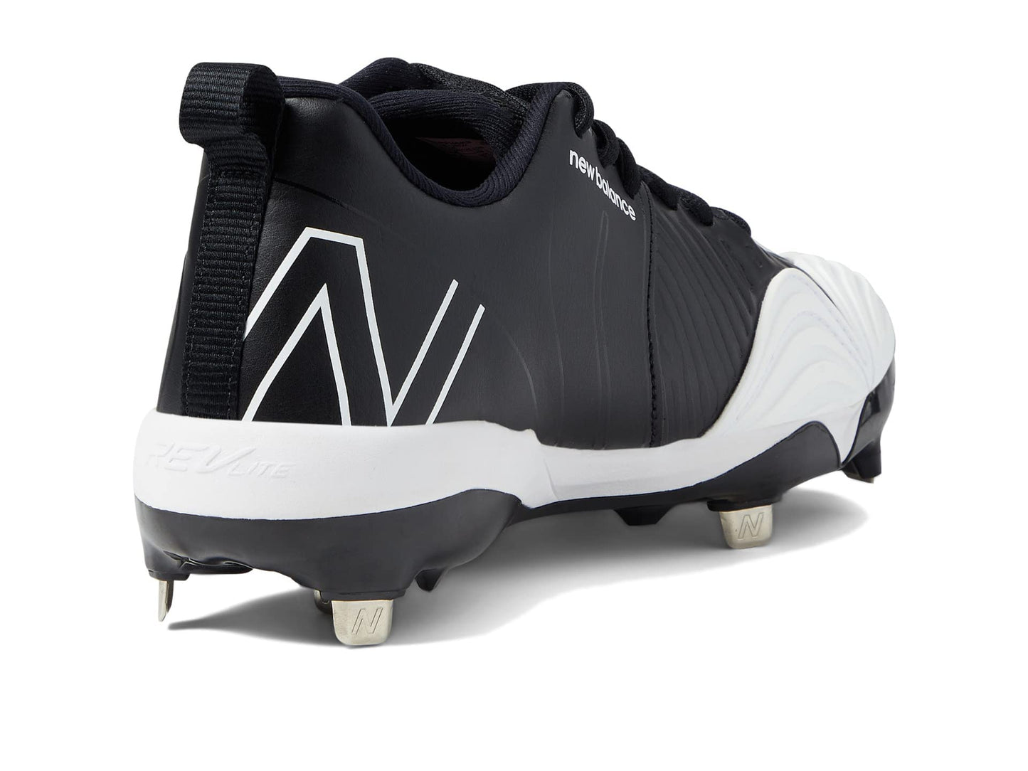 New Balance Women's Fuse V3 Metal Pitch Softball Shoe, Black/Black, 8