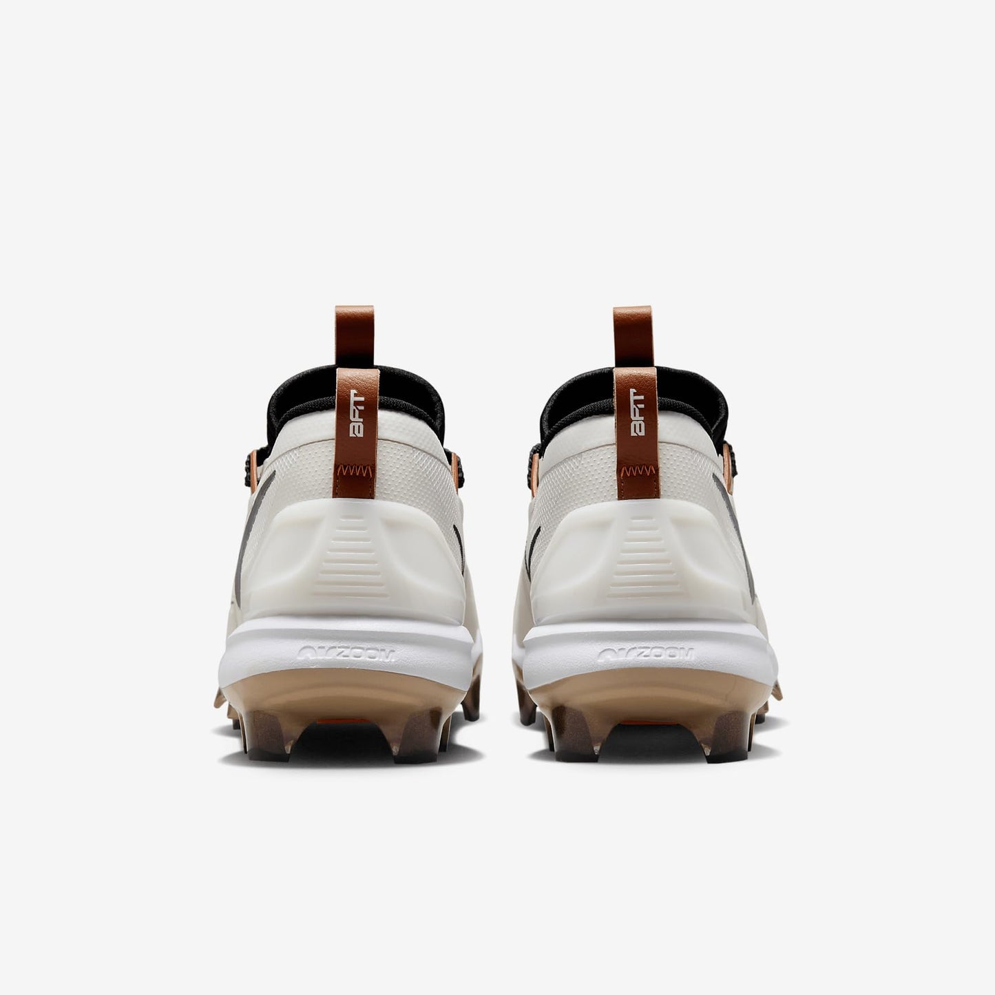 Nike Force Trout 9 Elite MCS Baseball Cleats (FZ8643-100, Summit White/Hemp/Black/Royal Pulse) Size 8
