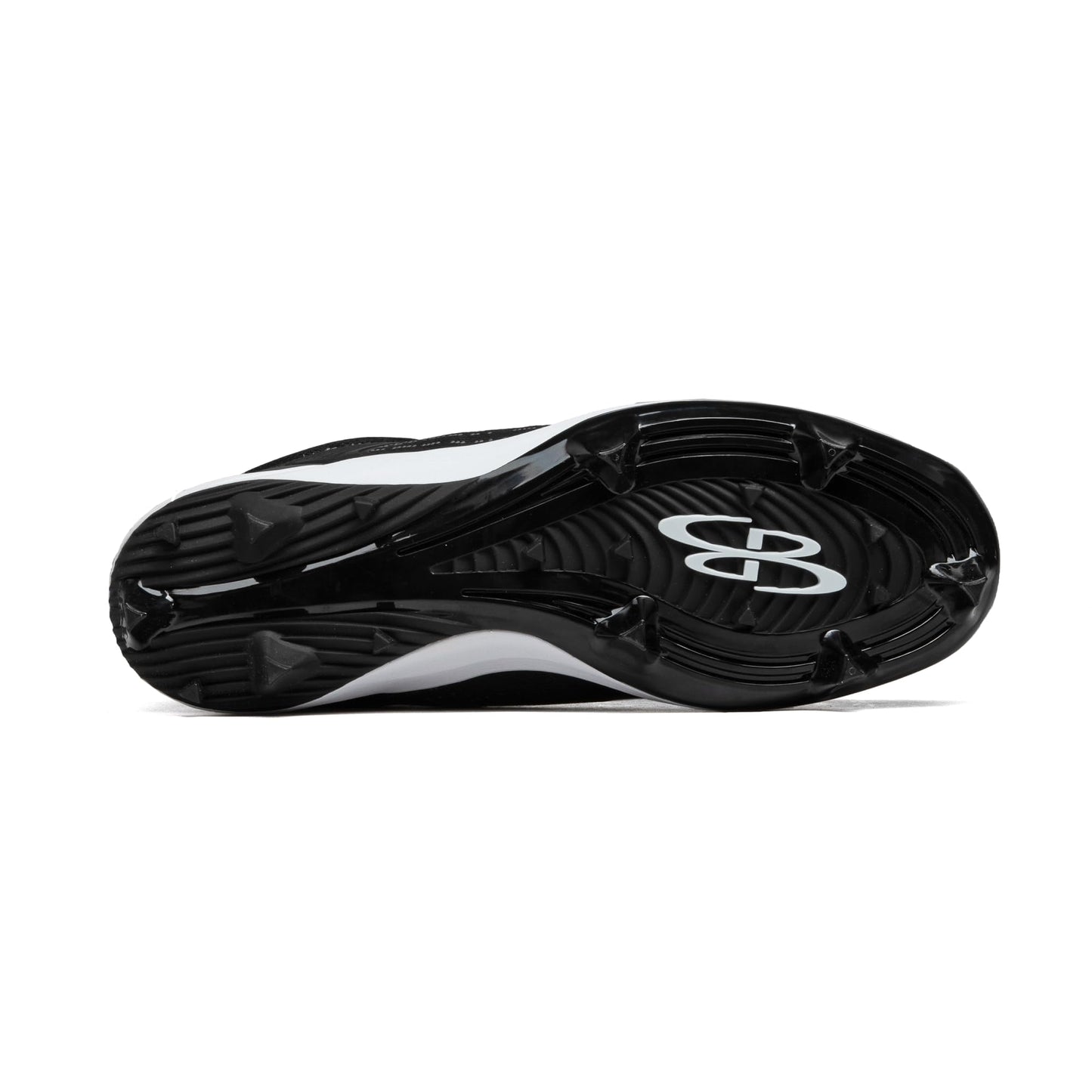 Boombah Viper Pureknit Men's Molded Molded Cleat Mid - Status - Black/Charcoal - Size 10.5