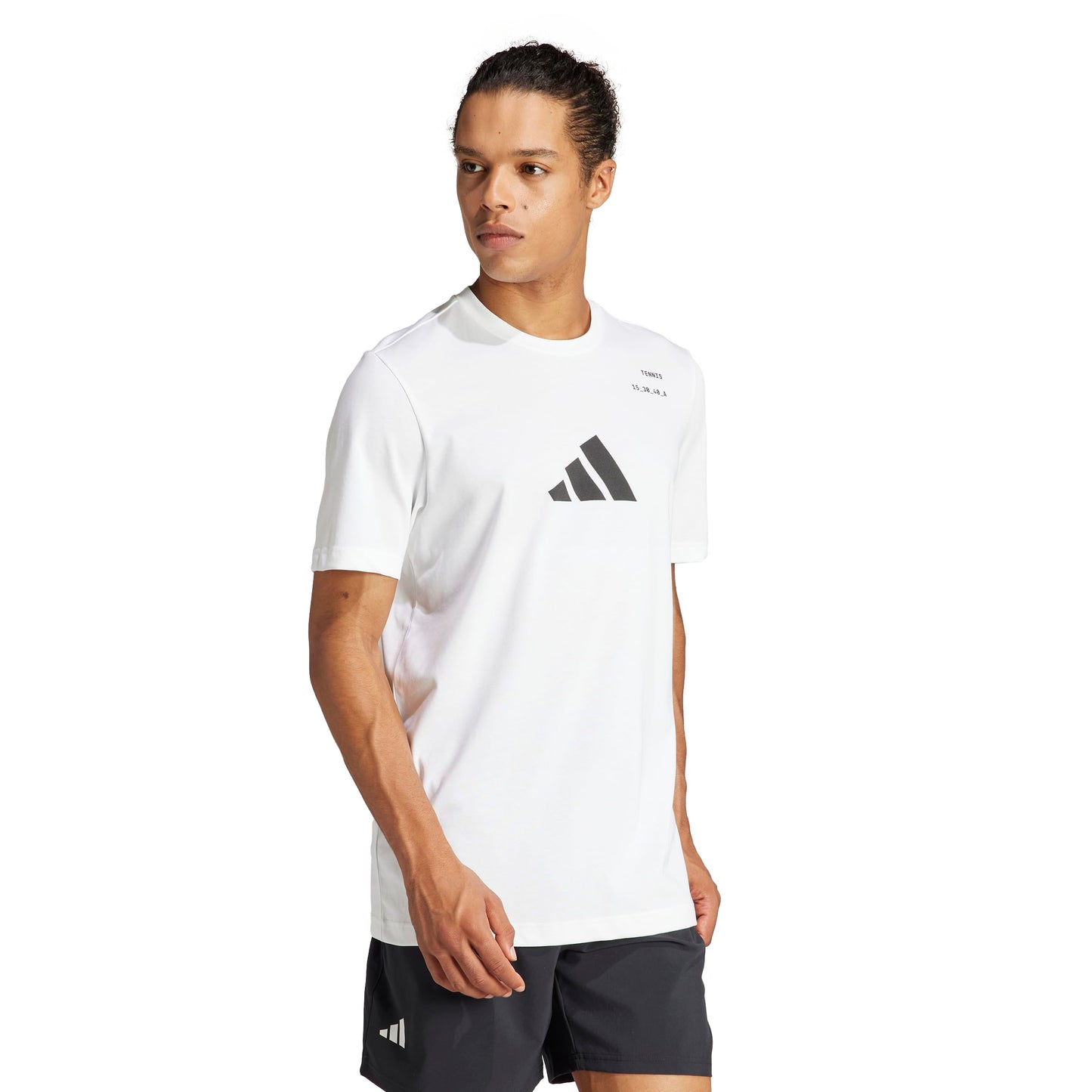 adidas Men's Tennis Graphic T-Shirt, White