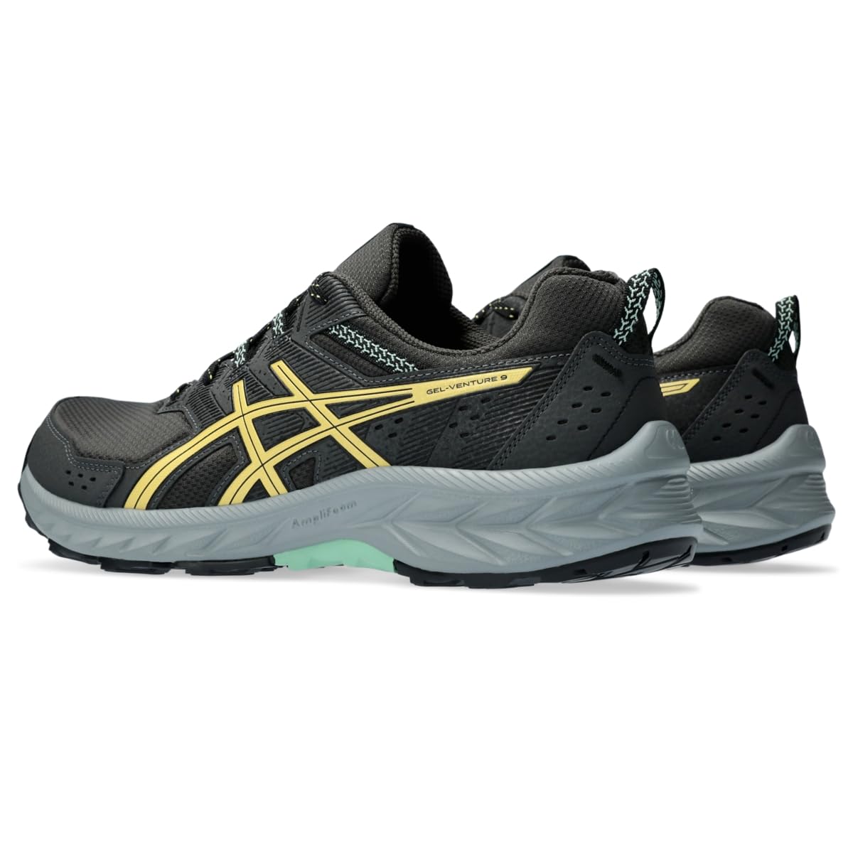 ASICS Men's Gel-Venture 9 Running Shoes, 7.5, Graphite Grey/Faded Yellow