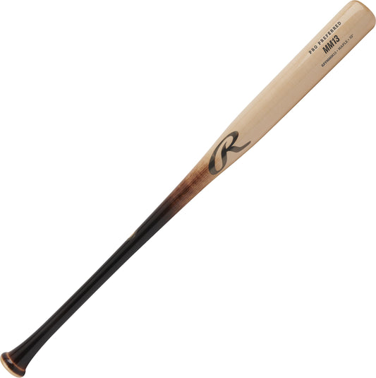 Rawlings | PRO PREFERRED Wood Baseball Bat | Manny Machado - MM13 Gameday Profile | Maple - 31"