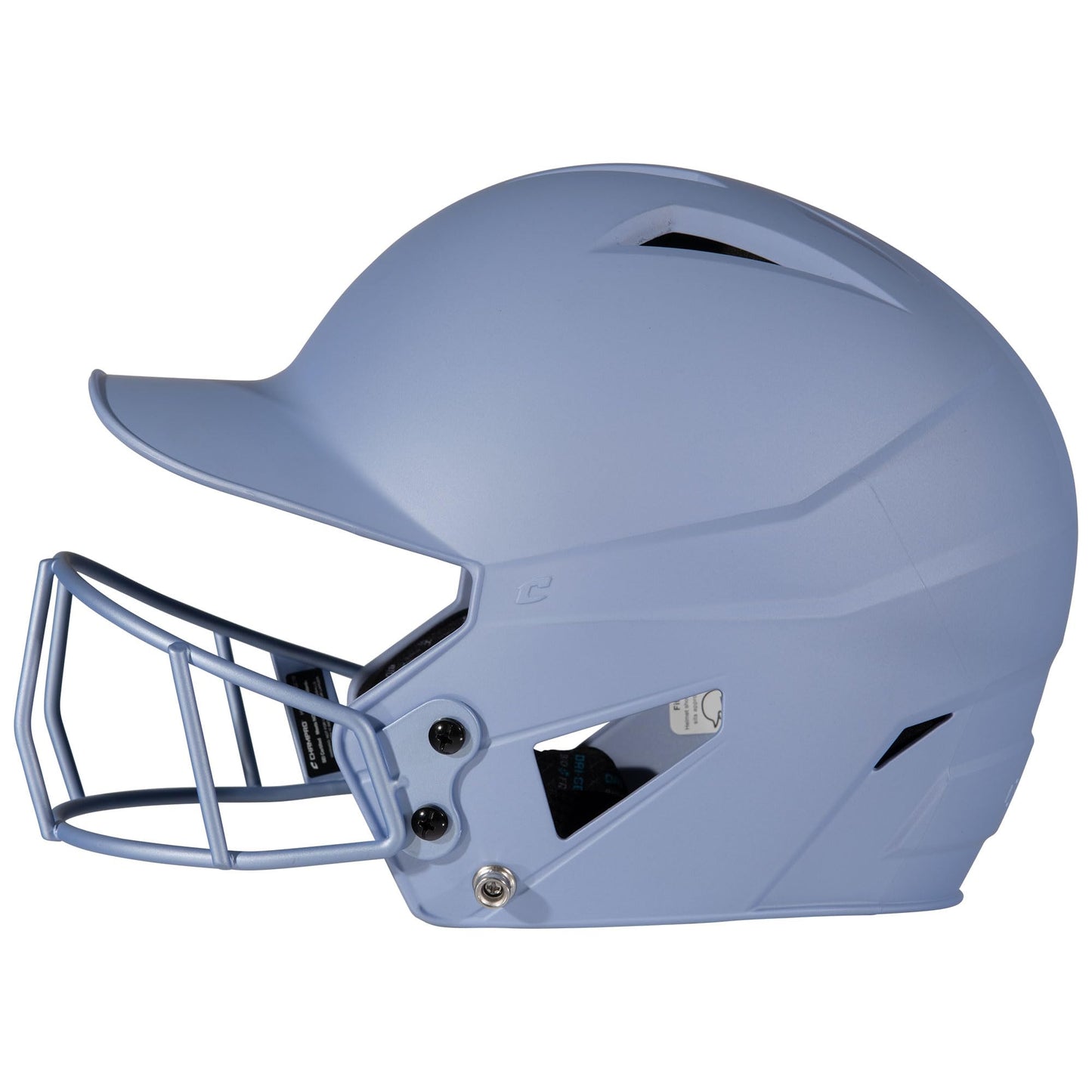 CHAMPRO HX Rise Fastpitch Batting Helmet with Facemask, Medium, Periwinkle
