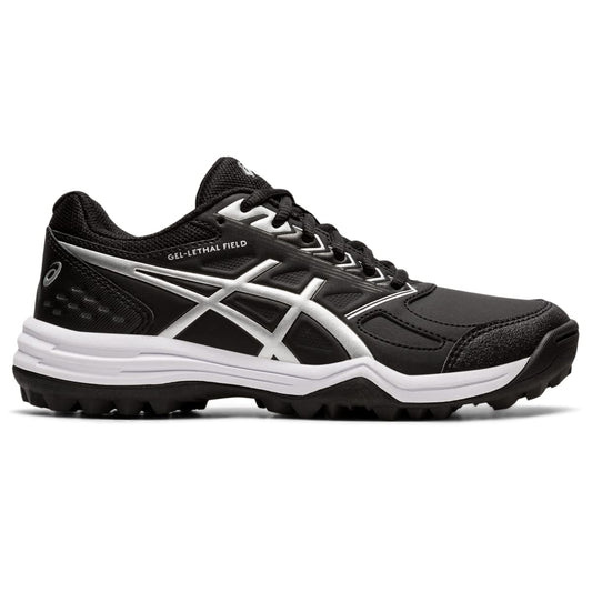 ASICS Women's Gel-Lethal Field Shoes, 7.5, Black/Pure Silver