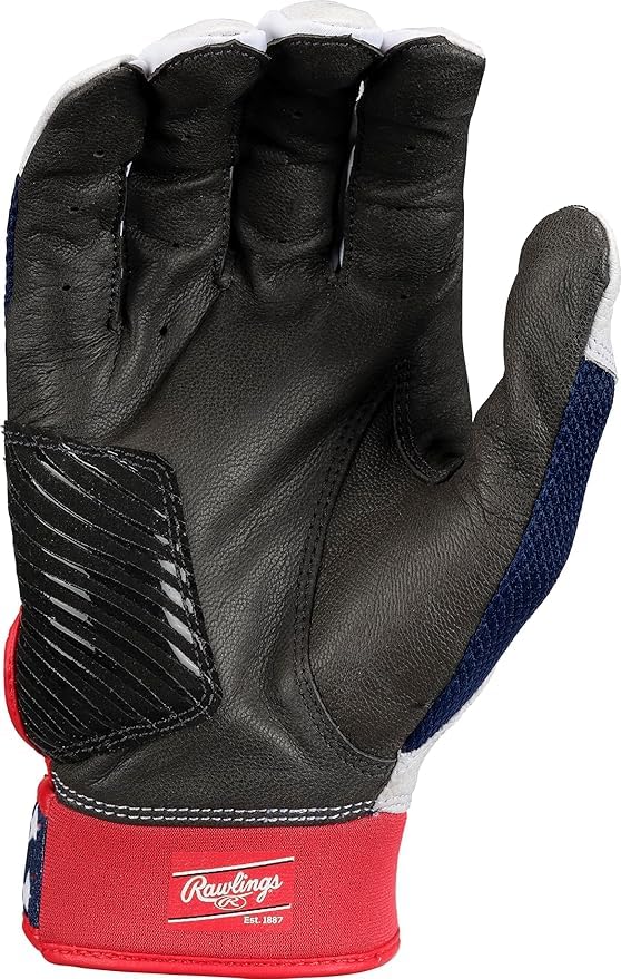 Rawlings | Workhorse OKC Fastpitch Softball Batting Gloves | USA | Adult X-Large