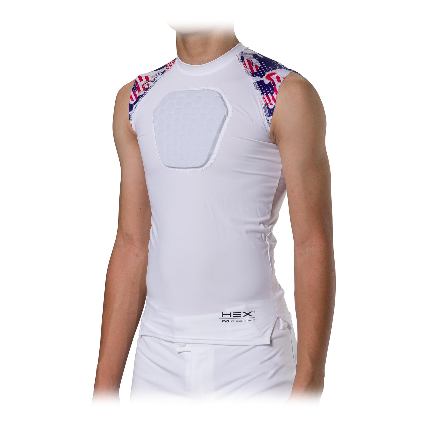 McDavid Youth Chest Protector, HEX Baseball Chest Protector Youth Sizes. Heart Guard Sternum Protection Compression Shirts, Padded Football Shirt for Lacrosse, Softball, Paintball, Rugby & More