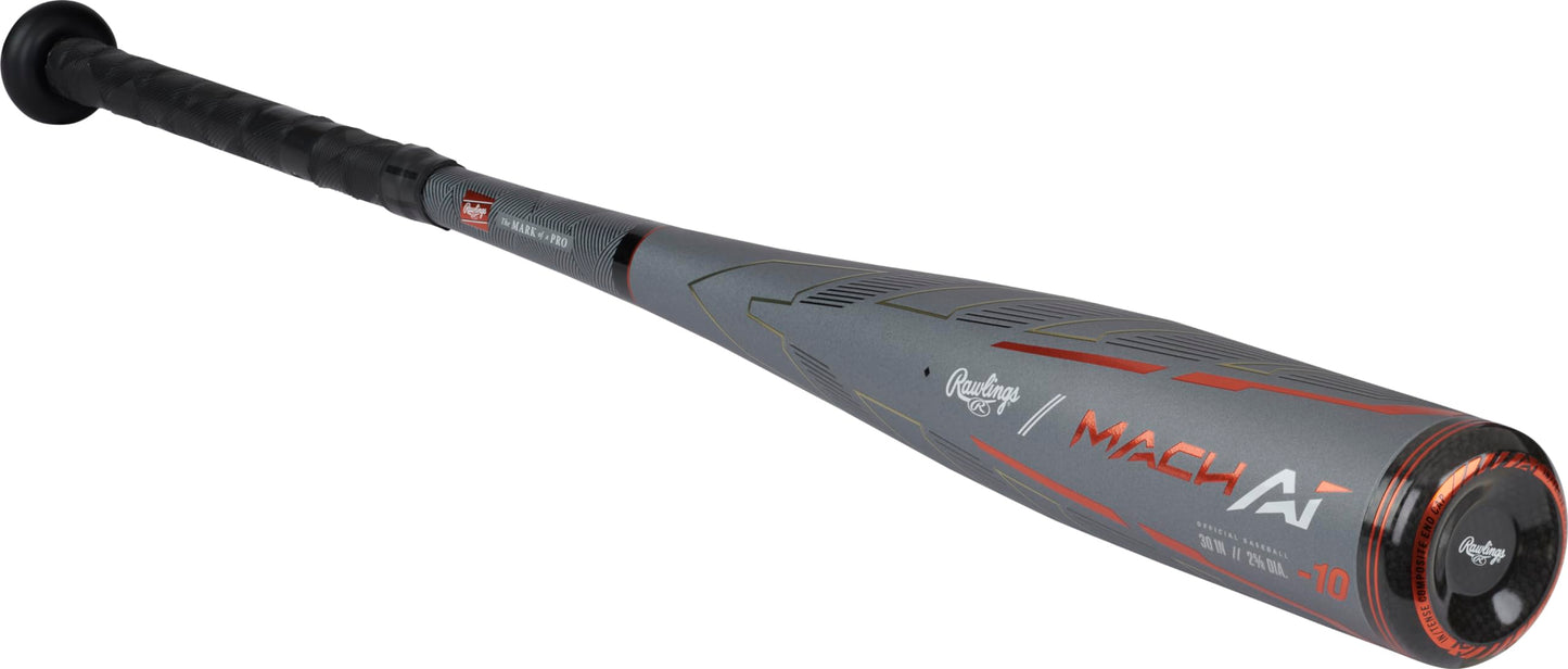 Rawlings | MACH AI Baseball Bat | USA | -10 | 2 5/8" Barrel | 29"