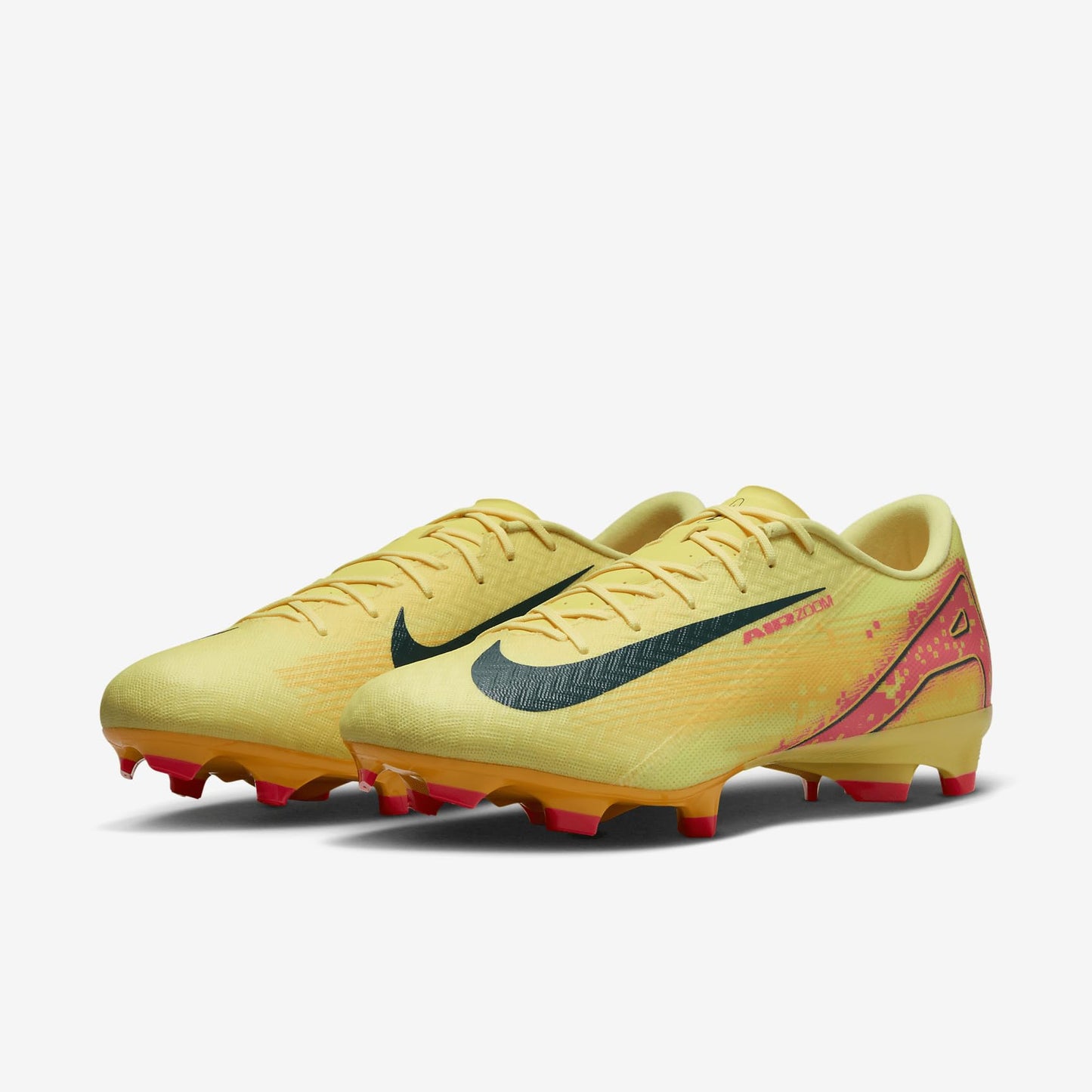 Nike Mercurial Vapor 16 Academy Kylian Mbappé MG Low-Top Soccer Cleats (FQ8377-800, Light Laser Orange/Armory Navy) Size 11.5