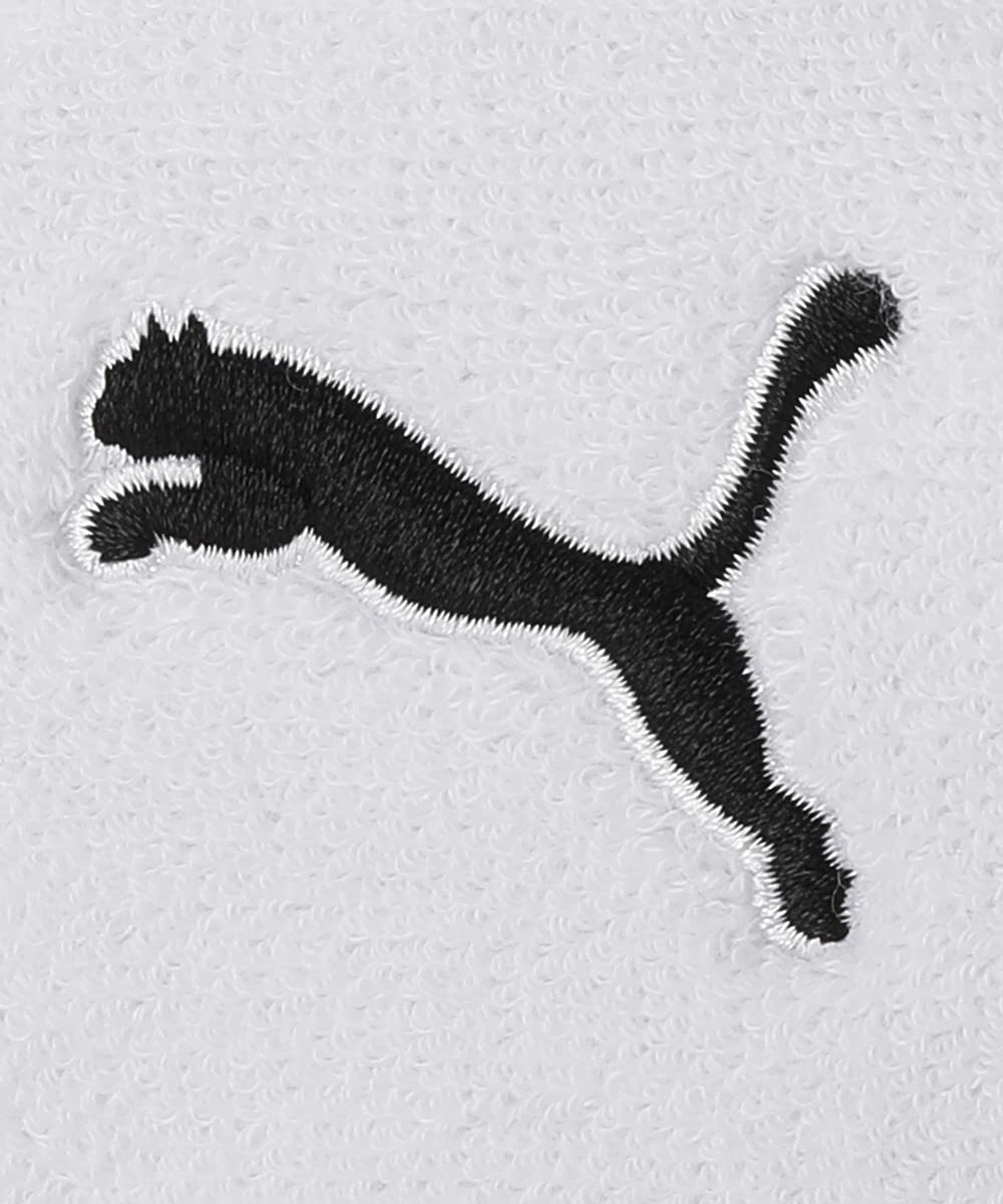 PUMA Men's Cat Wristbands-Knitted, White-Black, UA