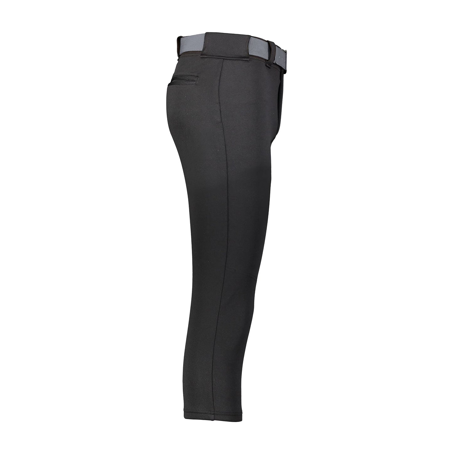 Augusta Sportswear Womens Slide-flex Softball - Belted, Pockets, Mid Rise Baseball For Comfort & Style Pants, Black, 3X-Large US