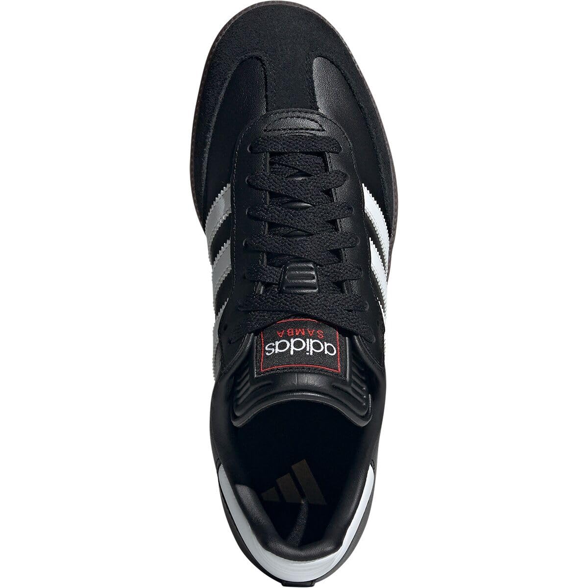 adidas Unisex Samba Indoor Sneaker, Black/White/Vivid Red, 10 US Men