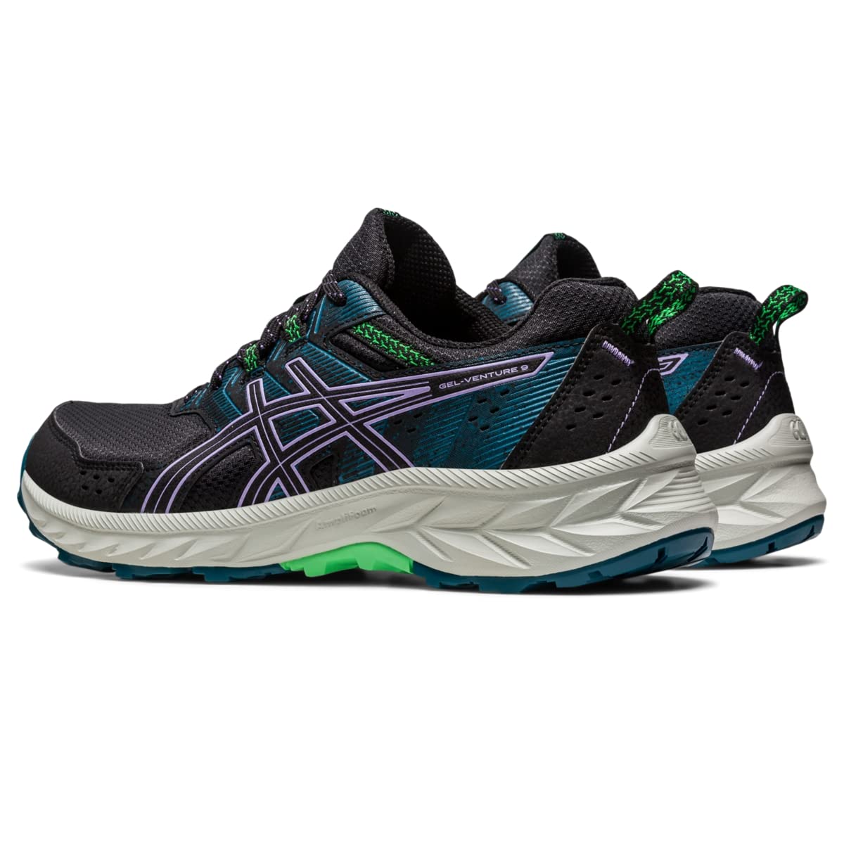 ASICS Women's Gel-Venture 9 Running Shoes, 7, Black/Digital Violet