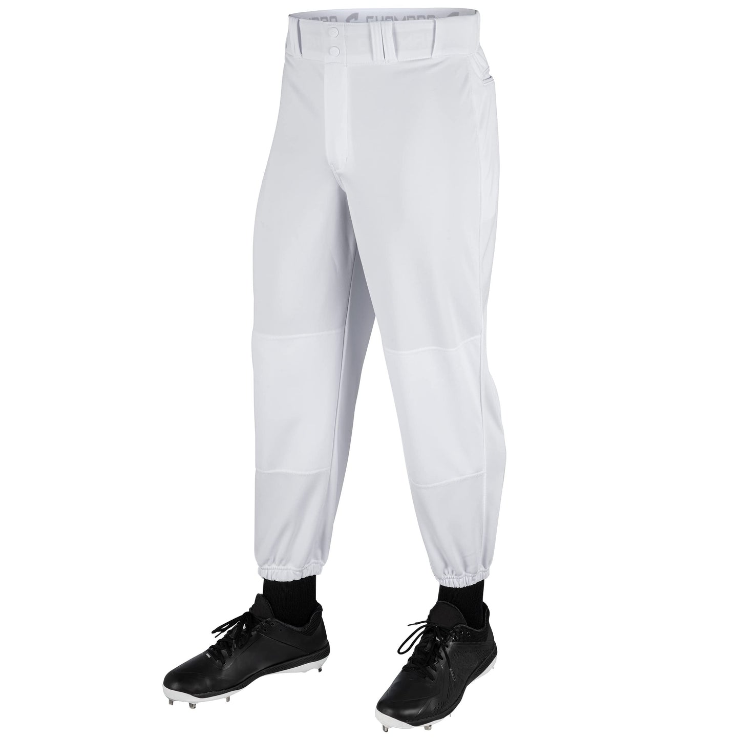 Champro Men's Standard Triple Crown Classic Baseball Pants, White, Large