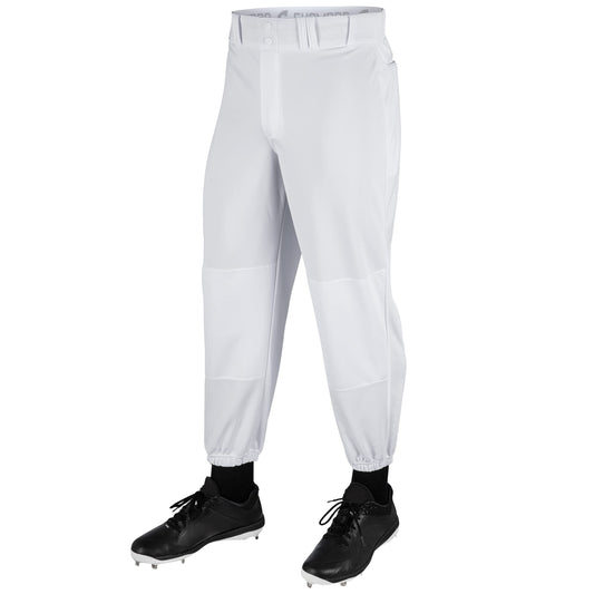 Champro Men's Standard Triple Crown Classic Baseball Pants, White, Large