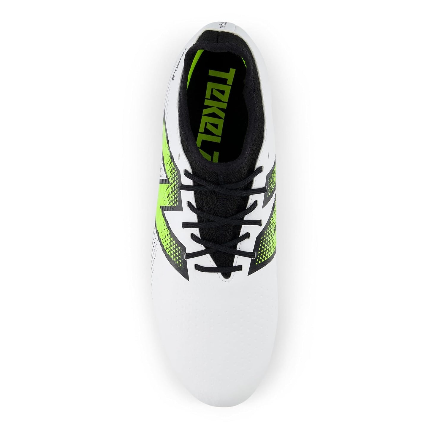 New Balance Unisex Tekela Magique Fg V4+ Soccer Shoe, White/Hi-Lite/Black, 6 US Men
