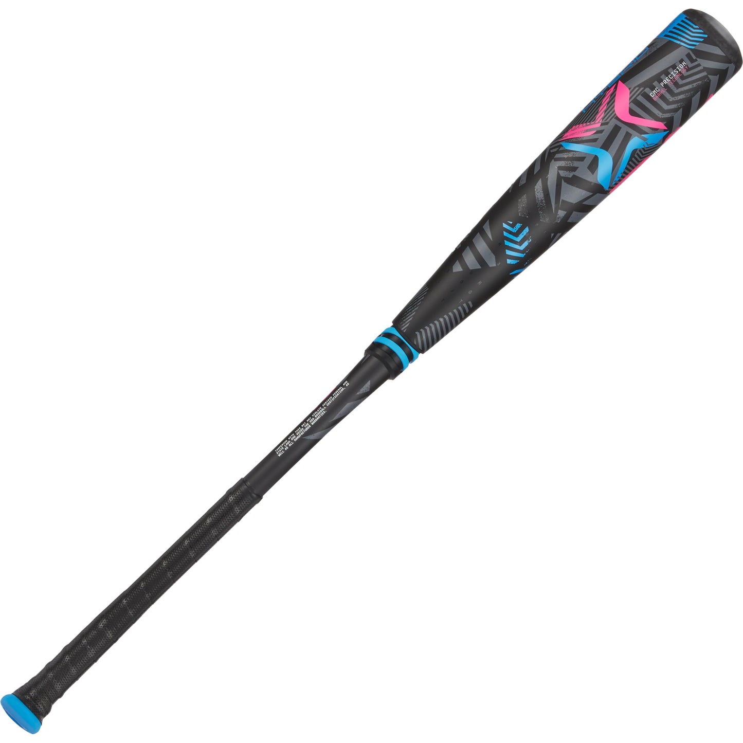 Axe | Avenge Pro 3 Hybrid | USA Baseball Bat | Drop -10/-8 | 3-Piece Hybrid | 2 5/8" Barrel | Black/Blue/Pink (Pro Standard Handle, -10, Carbon Fiber, 1, 27", Avenge Pro 3 Hybrid USA)
