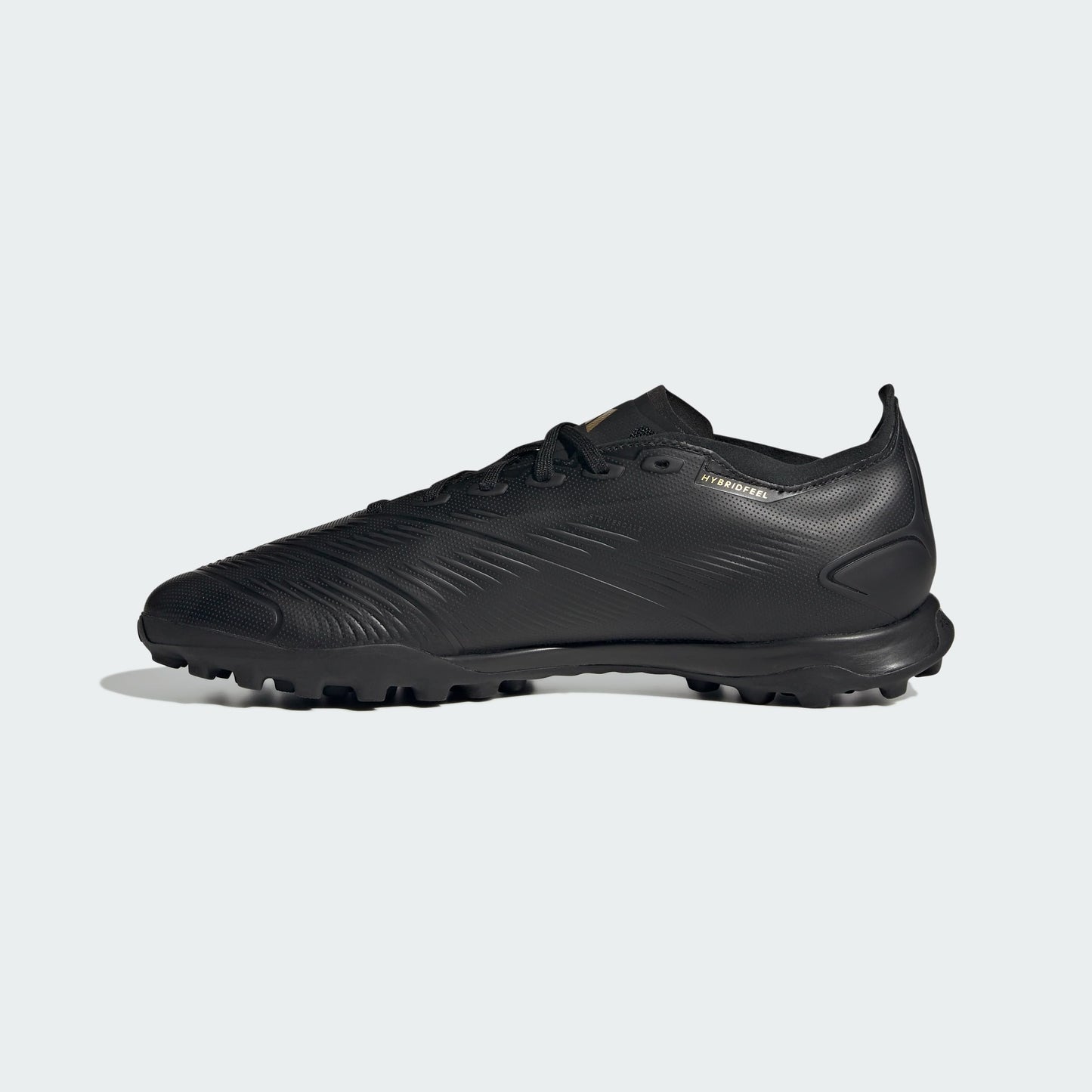 adidas League Turf Sneaker, Black/Carbon/Gold Metallic, 8