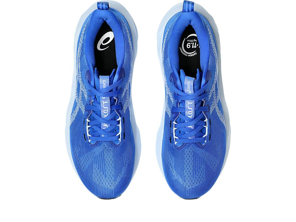 ASICS Men's NOVABLAST 5 Running Shoe, 10, Illusion Blue/Light Blue
