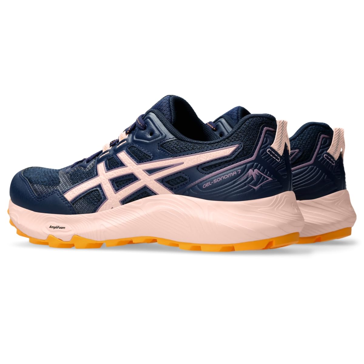 ASICS Women's Gel-Sonoma 7 Running Shoes, 8.5, Night Sky/Pearl Pink