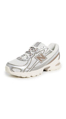 New Balance 740 Sneakers, White/Brown, 9.5 US Women/8 US Men