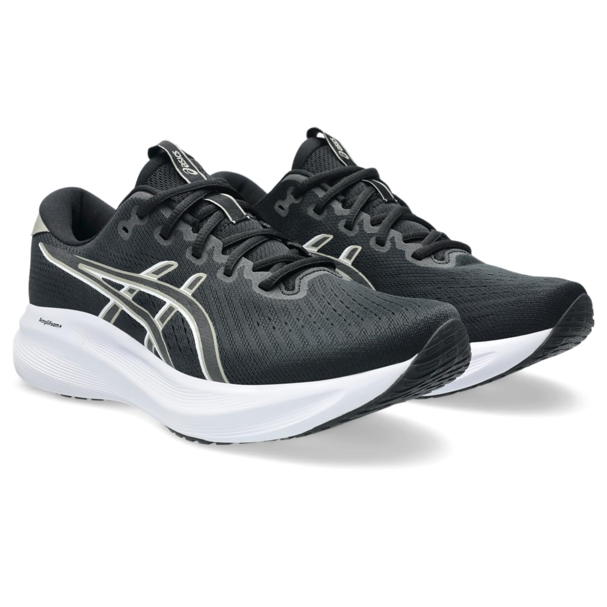 ASICS Men's Gel-Excite 11 Running Shoes, 12, Black/Meteor Grey