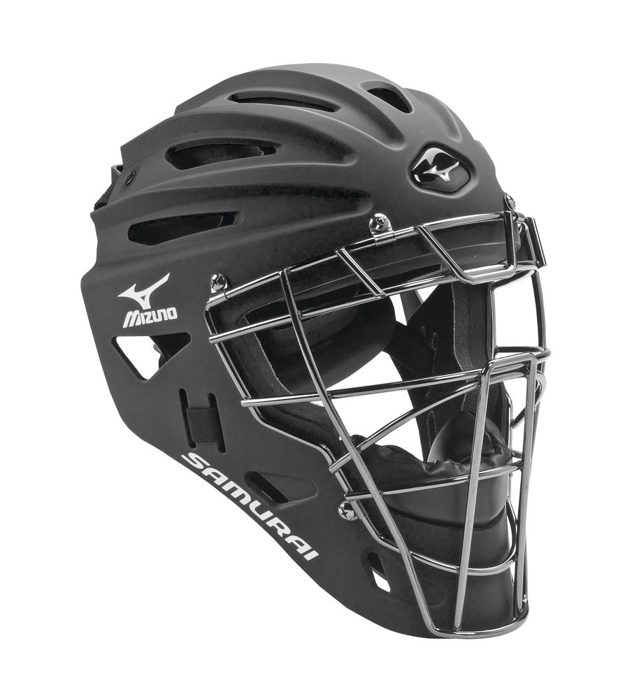 Mizuno Samurai Adult Baseball Boxed Catcher's Gear Set , Black-Grey, 15" Men's Adult