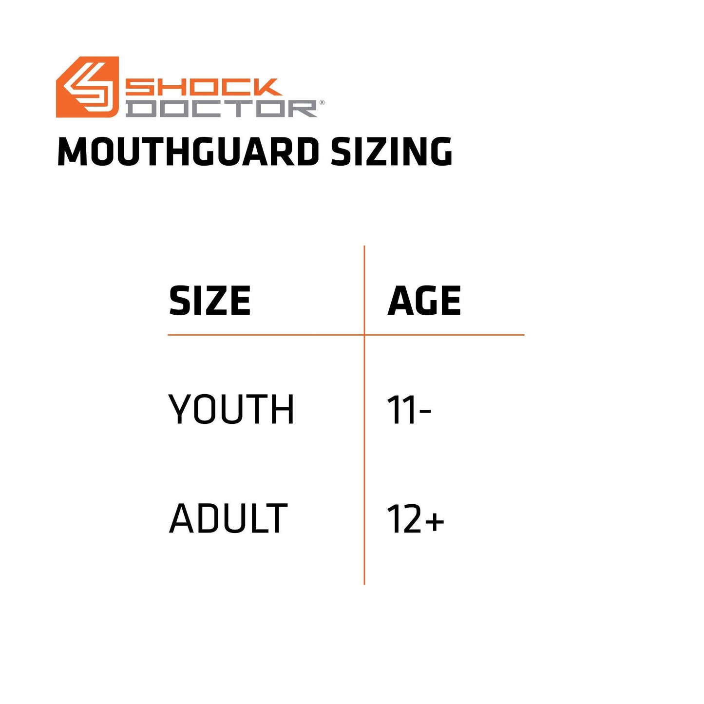 Shock Doctor Trash Talker Basketball Clear Adult Strapless