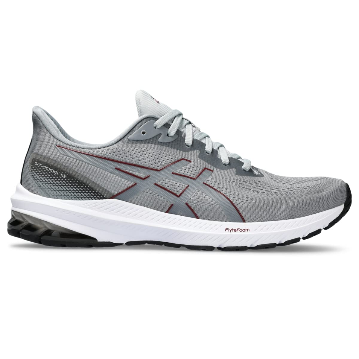 ASICS Men's GT-1000 12 Running Shoes, 11, Sheet Rock/Antique RED