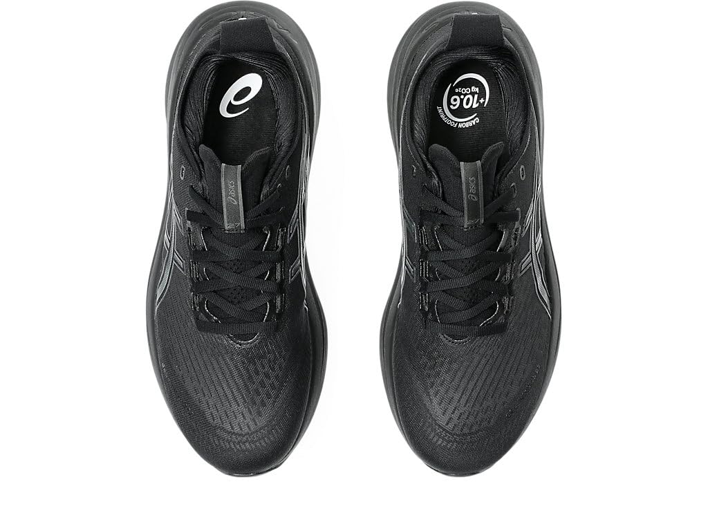 ASICS Men's Gel-Nimbus 27 Running Shoes, 11, Black/Graphite Grey