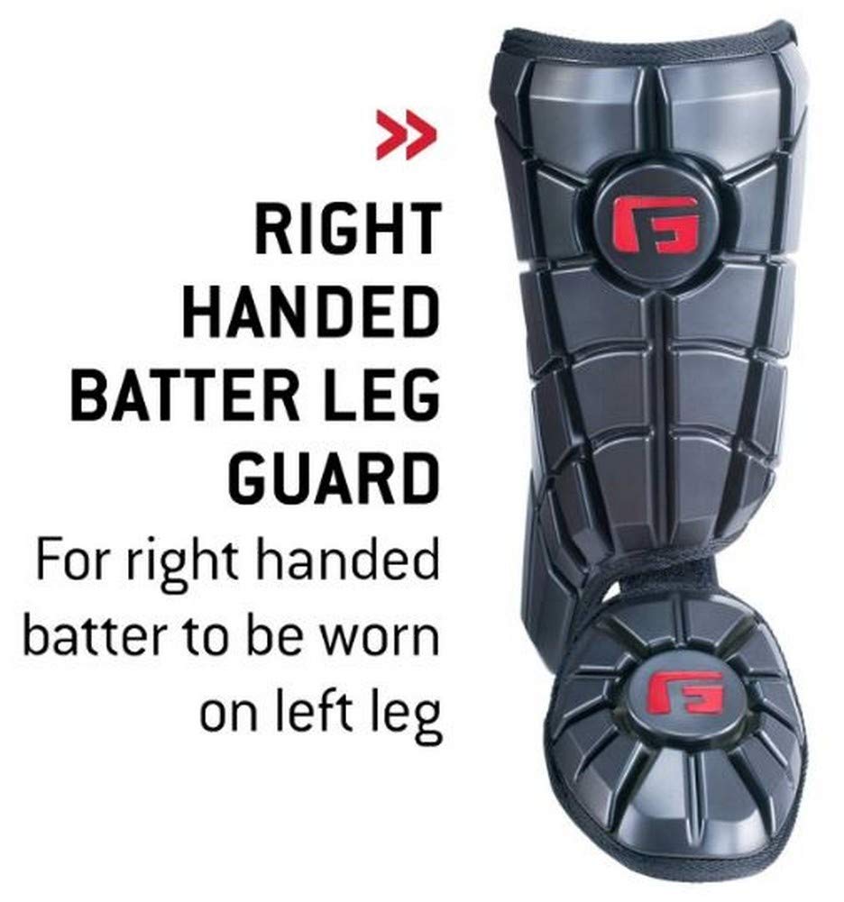 G-Form Batter's Leg Guard, Black, RH Hitter, Adult, Adult/RH Hitter