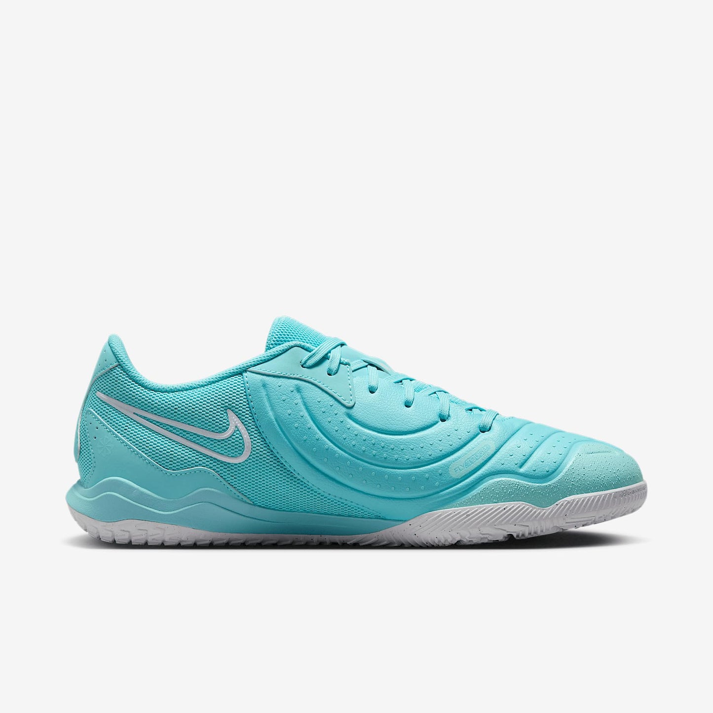 Nike Tiempo Legend 10 Academy Indoor/Court Low-Top Soccer Shoes (DV4341-401, Copa/White) Size 8.5