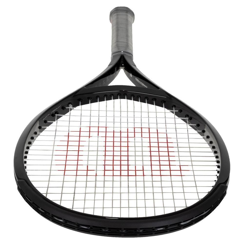 WILSON XP 1 Adult Recreational Tennis Racket - Grip Size 2-4 1/4", Black