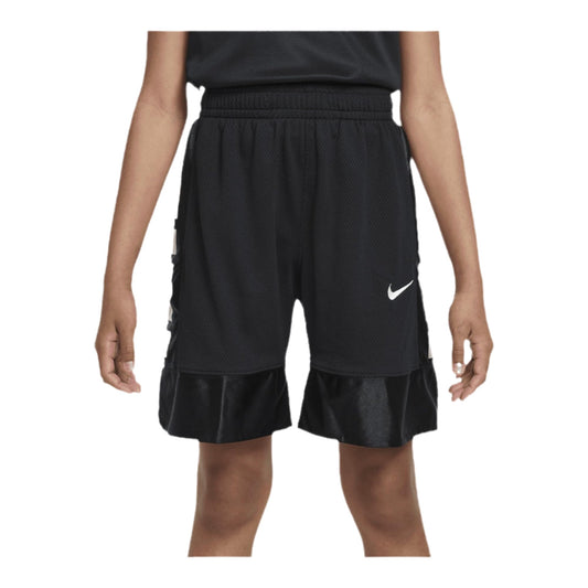 Nike Kids' Dri-Fit Elite 23 Basketball Shorts, Black/White