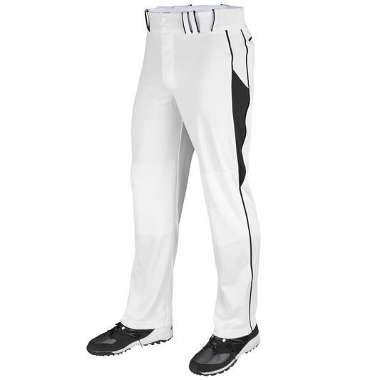 CHAMPRO Triple Crown OB2 Open-Bottom Loose Fit Baseball Pants with Adjustable Inseam and Reinforced Sliding Areas