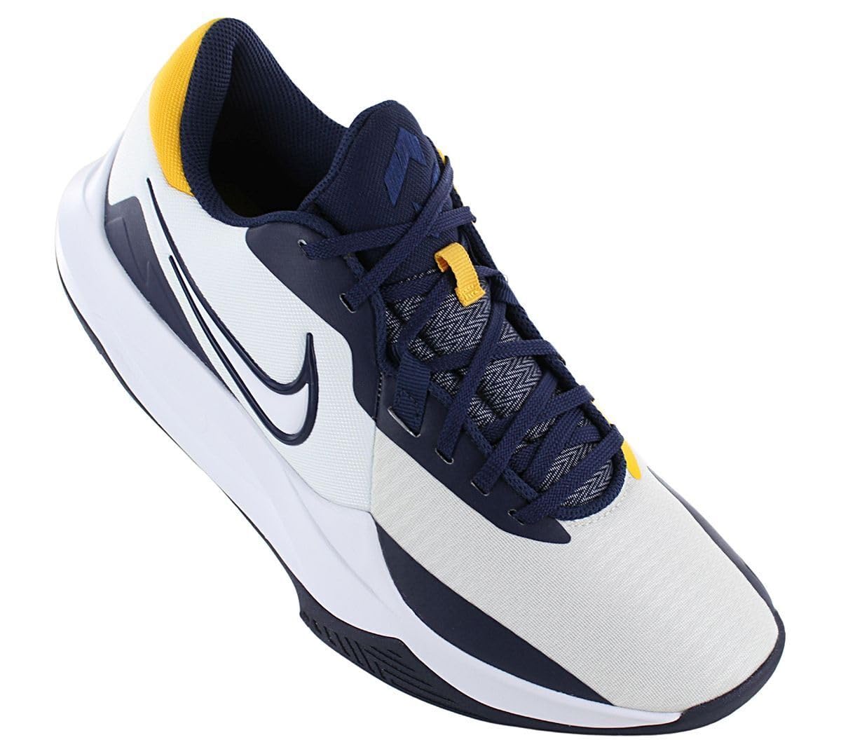 NIKE Men's Athletic, White Midnight Navy University Gold, 9
