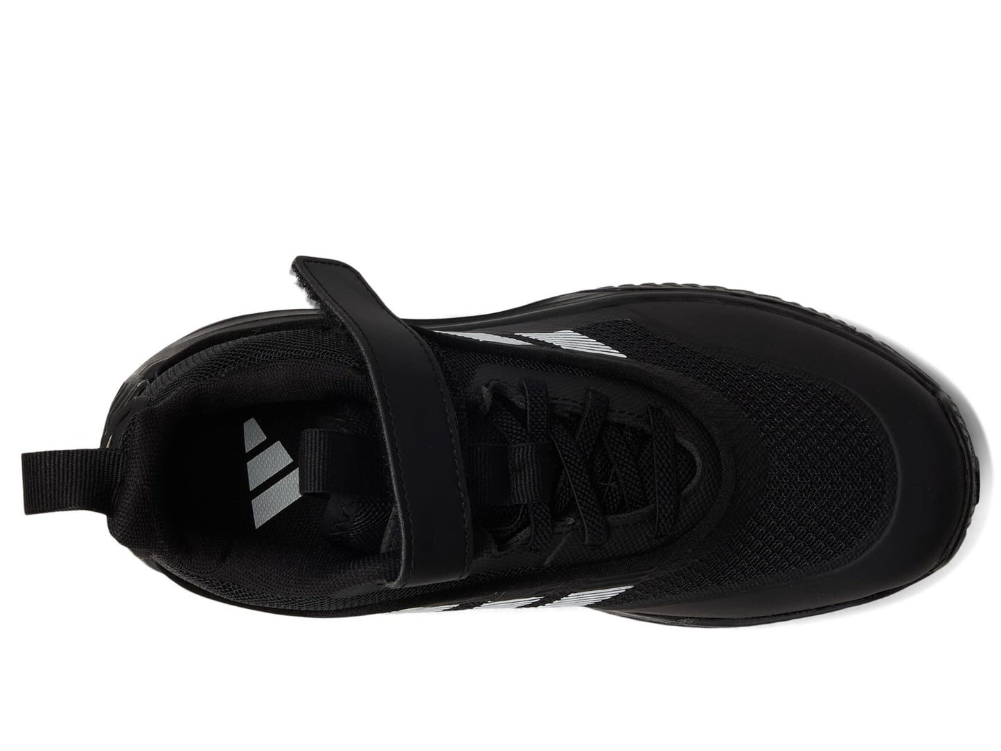 adidas Own The Game 3.0 Basketball Sneaker, Black/White/Black, 3 US Unisex Little Kid
