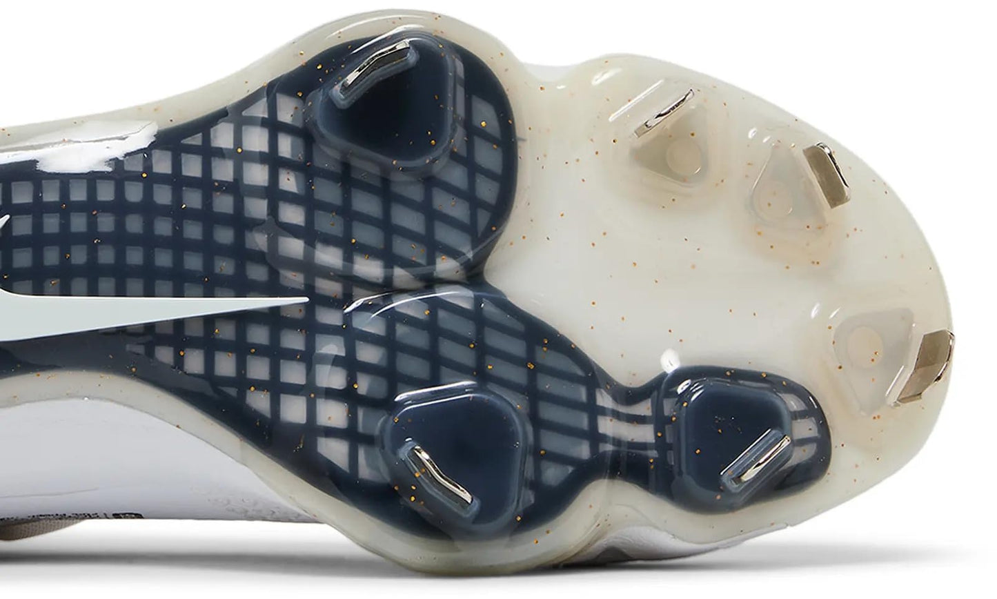 Nike Force Zoom Trout 7 Men's Baseball Cleats 'White Gold' (Cl3134-106) - Size 7.5