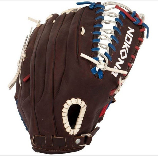 Nokona X2 Elite Red White & Blue Full Trap Web Right Handers Glove