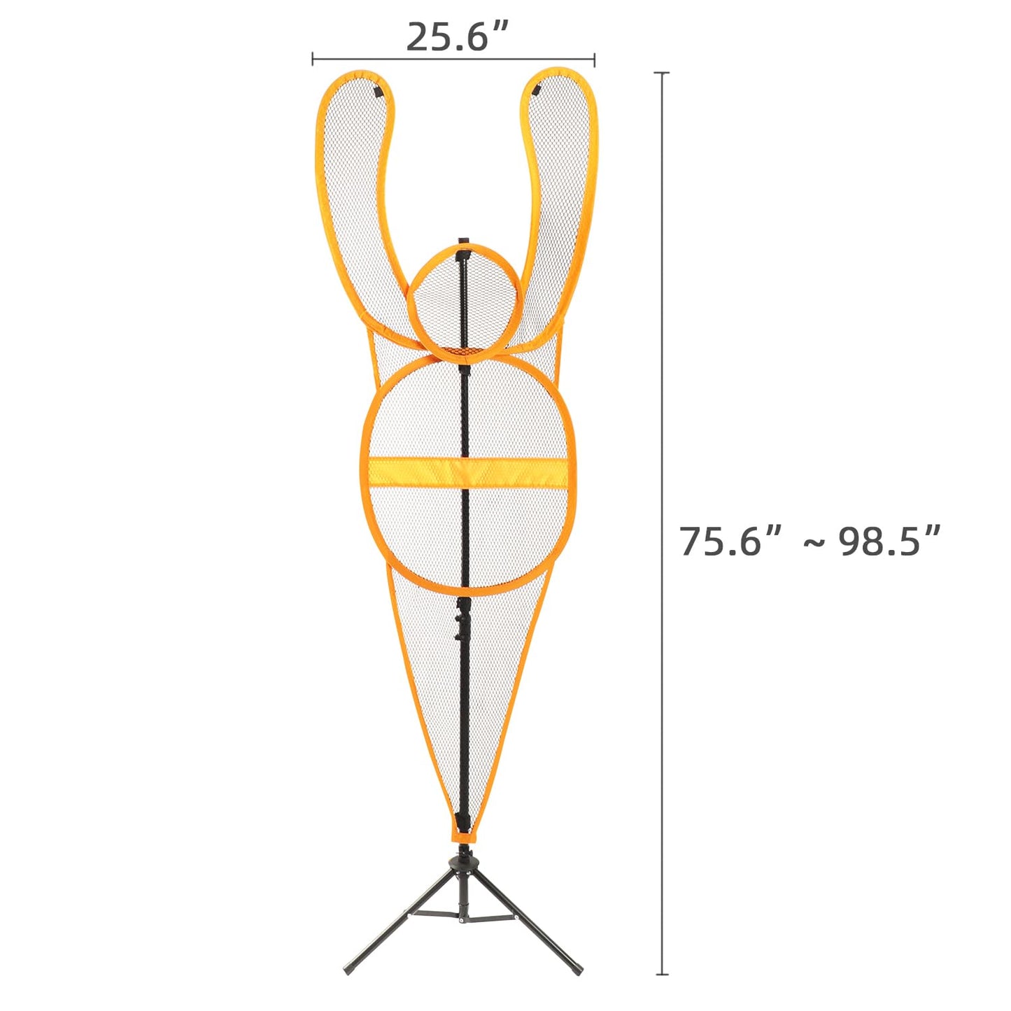 MR Dummy Defender, Height Adjustable Training Mannequin, Portable Defender Practice Dummy, Hands-Up Defensive Mannequin, Sparring Partner for Basketball, Volleyball, Soccer and Football