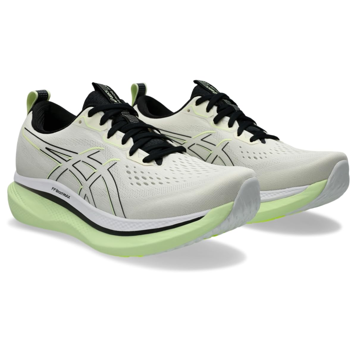 ASICS Men's GLIDERIDE MAX Running Shoe, 10, Birch/Black