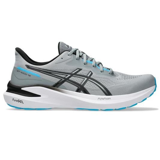 ASICS Men's GT-1000 13 Running Shoes, 12, Sheet Rock/Black
