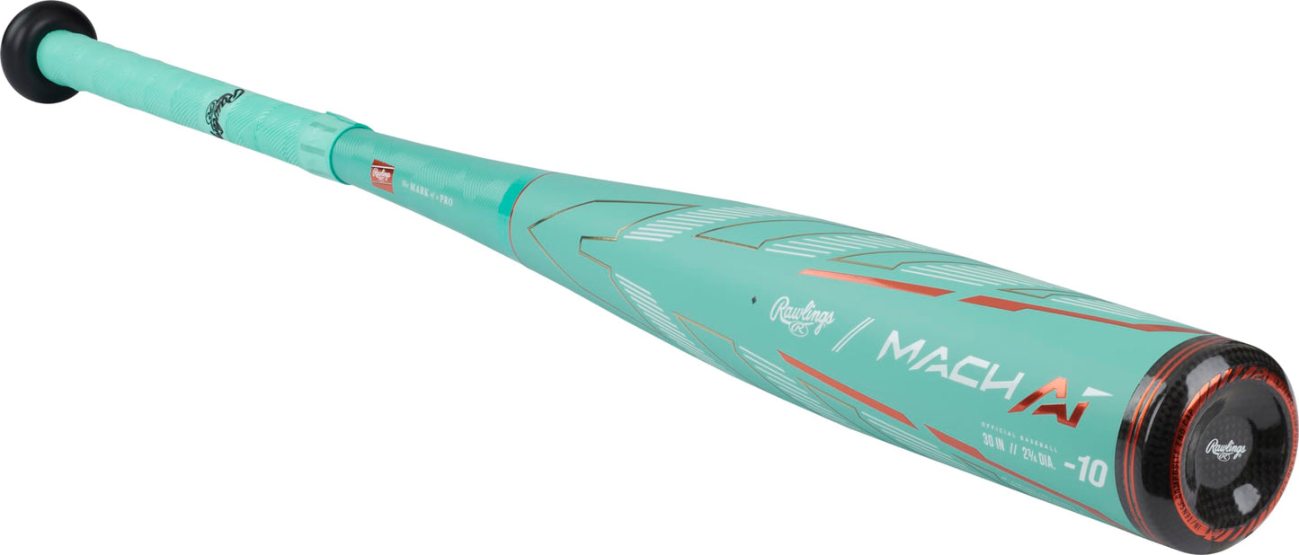 Rawlings | MACH AI Baseball Bat | USSSA | -10 | 2 3/4" Barrel | 31"