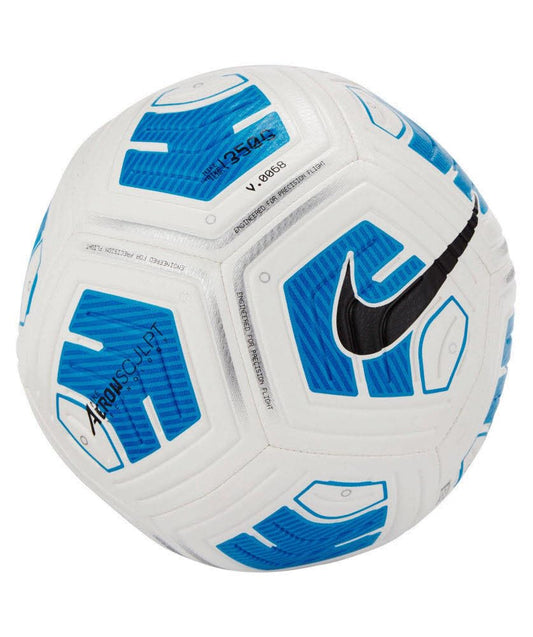 NIKE Unisex's NK Strk Team 350G-SP21 Recreational Soccer Ball, White/Blue/(Black), 5