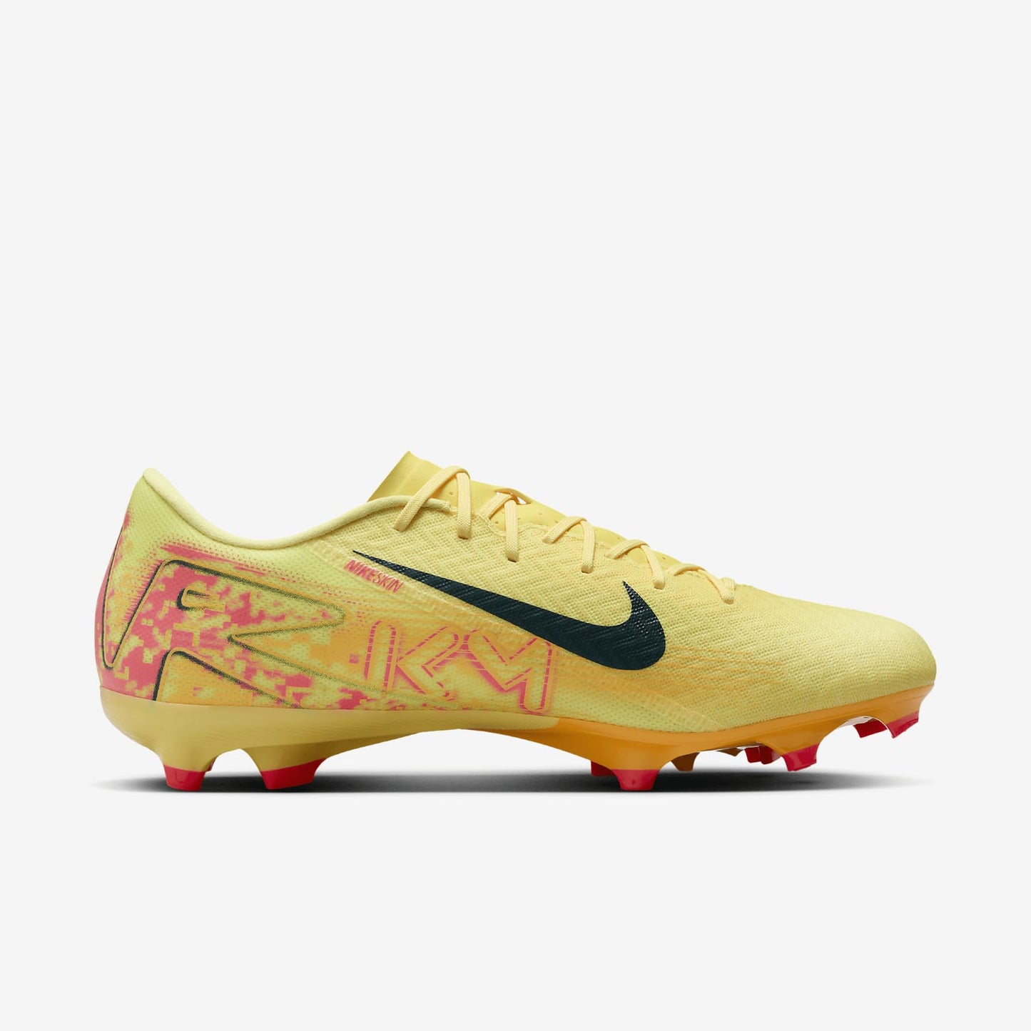 Nike Mercurial Vapor 16 Academy Kylian Mbappé MG Low-Top Soccer Cleats (FQ8377-800, Light Laser Orange/Armory Navy) Size 11.5