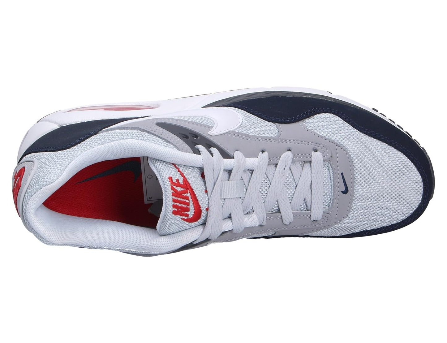 Nike Mens Air Max Correlate Lowtop Running Shoes, Pure Platinum/White-Obsidian, 9 D - Medium