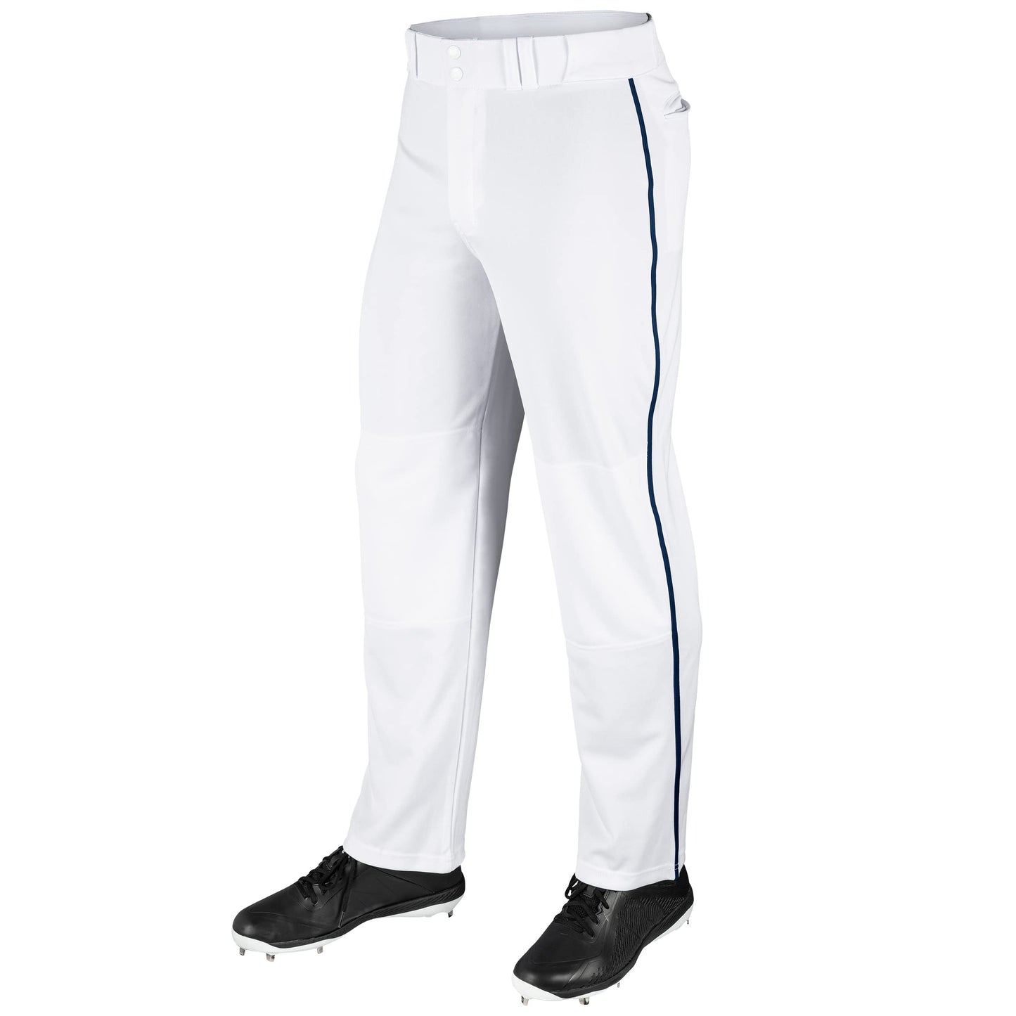 Champro Standard Straight, White, Navy, Large