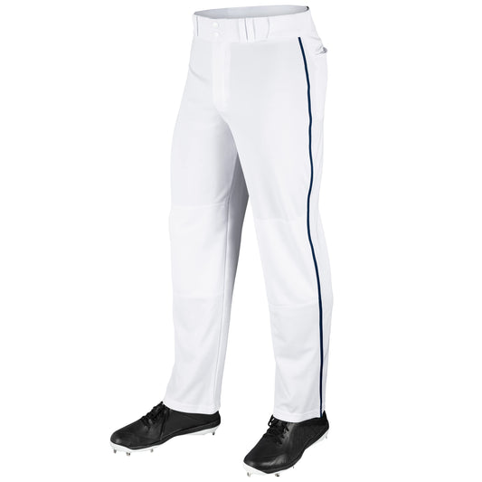 Champro Standard Straight, White, Navy, Large