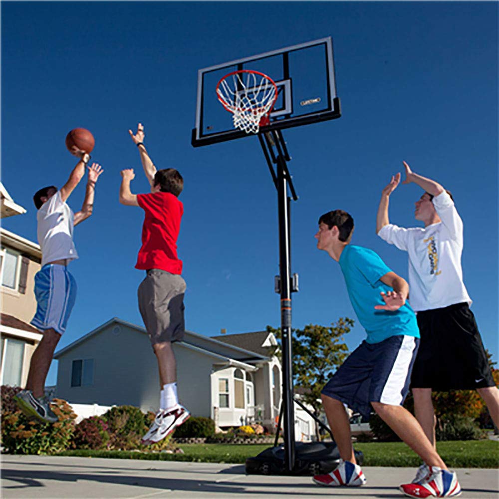 Portable Basketball System, 52 Inch Shatterproof Backboard