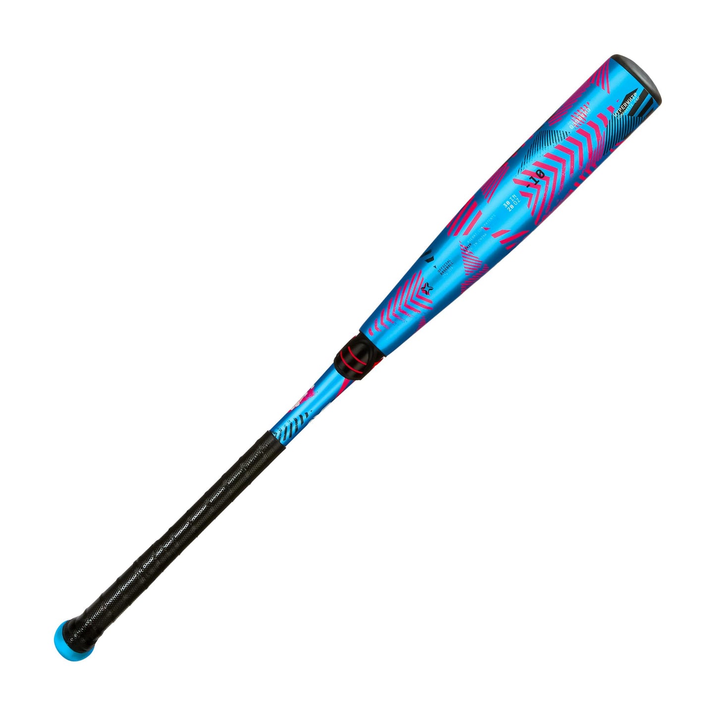Axe Avenge Pro 3 Composite USA Baseball Bat | Drop -10 | 3-Piece Hybrid | 2 5/8" Barrel | Standard Axe Handle | Light Swinging Large Barrel for Youth Players | Blue/Pink (30")