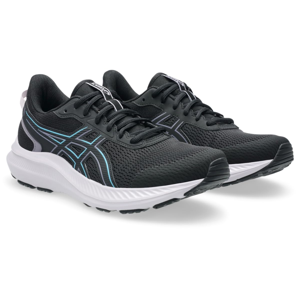 ASICS Women's JOLT 5 Running Shoe, 10, Black/Lavender Grey